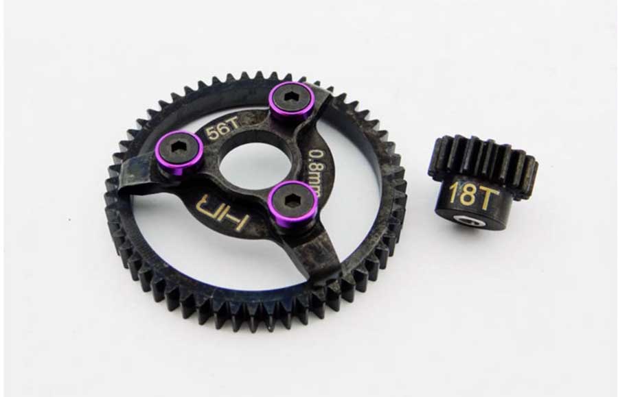 Change the gearing to make your RC car go faster