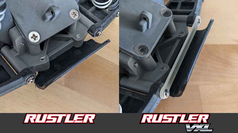 Rustler VXL fiberglass tiebar (right)